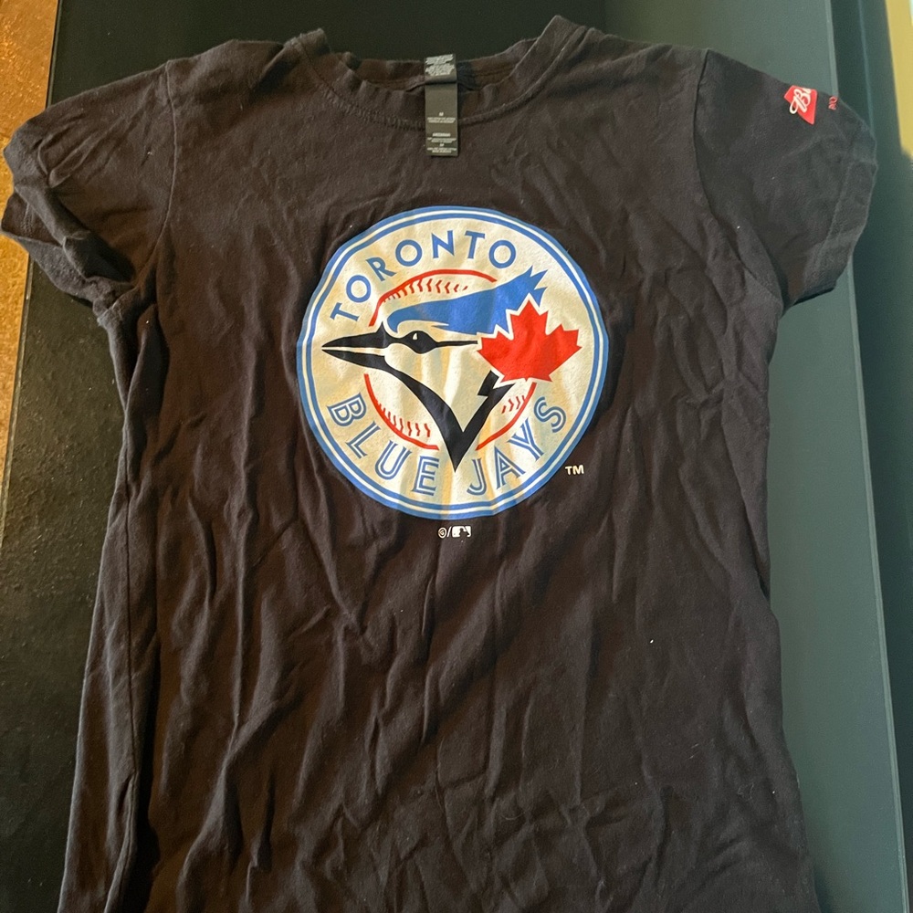 Toronto Blue Jays Women's Black Jersey Top